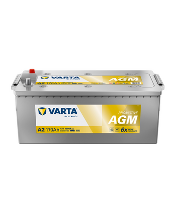 170 Ah, 12V Start / förbrukning Varta Promotive AGM A2