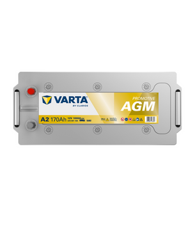 170 Ah, 12V Start / förbrukning Varta Promotive AGM A2