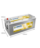 170 Ah, 12V Start / förbrukning Varta Promotive AGM A2