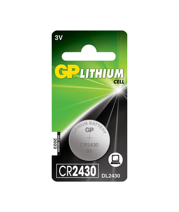 GP CR2430 3 V litiumknappcellsbatteri