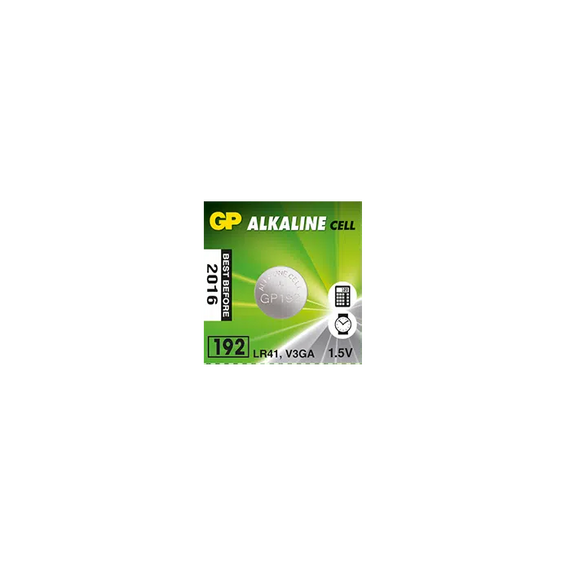 LR41 / V3GA alkaliskt knappcellsbatteri – 1,5 V