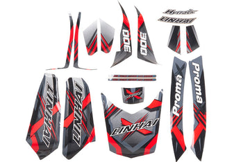 STICKER SET -2D Promax ATV Linhai 300