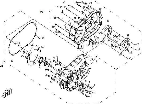 CVT COVER BLACK