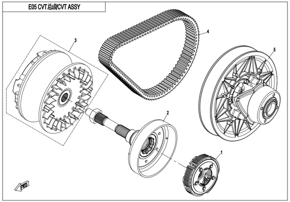 DRIVEN PULLEY HONG ZHENG
