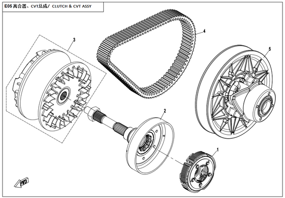 CLUTCH HOUSING ASSY