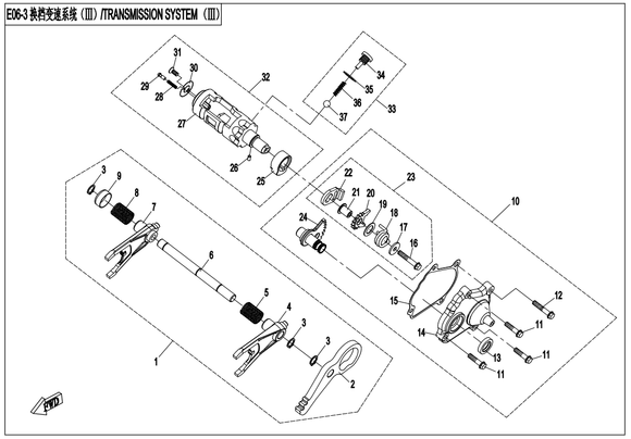 DRIVEN SECTOR GEAR ASSY