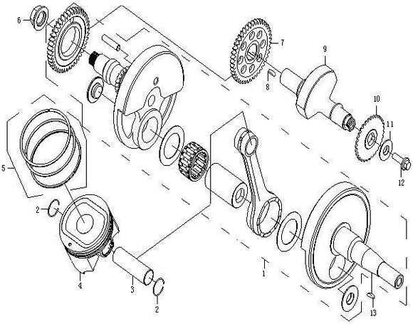 SPROCKET, BALANCE SHAFT