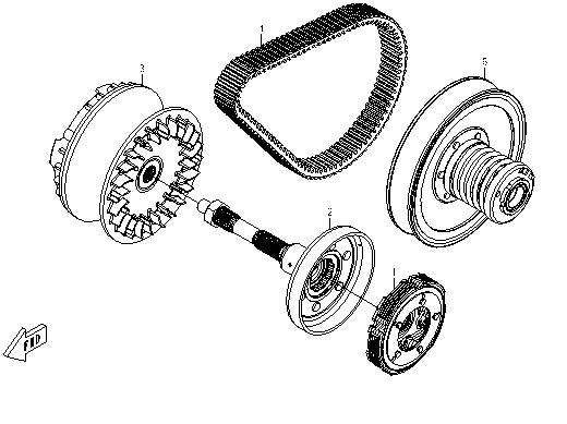 CLUTCH HOUSING ASSY MC/WITH ENGINE BRAKE