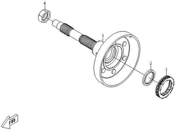 CLUTCH HOUSING USE WITH 0180-060003-0010