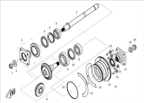 OIL SEAL B6SD30x46x7 SD30x46x7