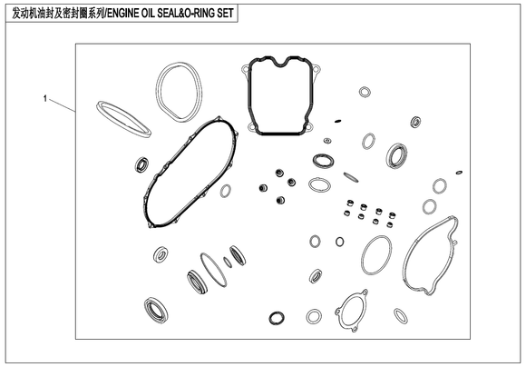 ENGINE OIL SEAL AND O-RING
