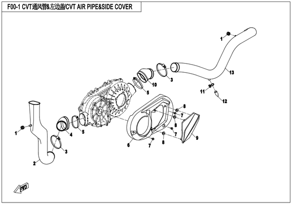 LH COVER, ENGINE REPL BY 9CR6-044051-10000