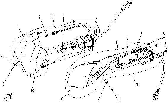 HEADLIGHT , RH REPL BY 9050-160120