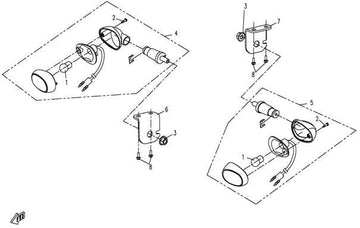 LH BRACKET, TURN LIGHT