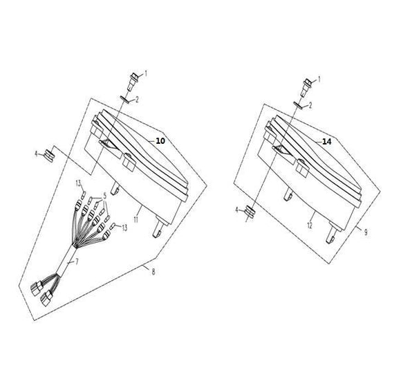 LOWER COVER, DASHBOARD - WHEN STOCK IS 0 THIS ITEM IS NO LONGER AVAILABLE