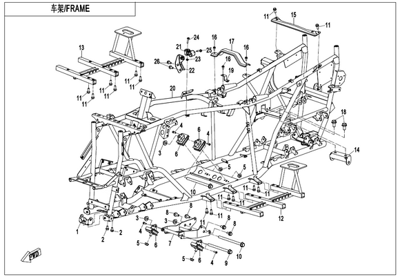 FRAME ASSY - Can´t be offered anymore.