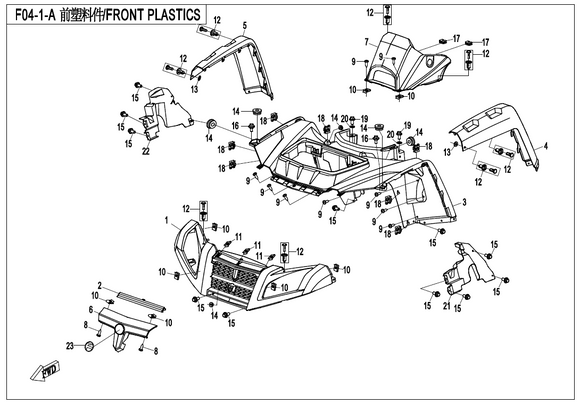 NUT CLIP M6 REPL BY 8030-040800-00001 M6