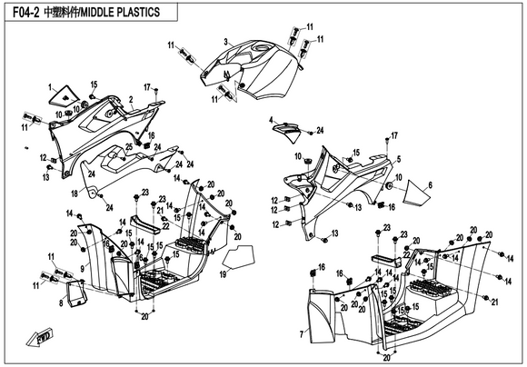 NUT CLIP M6 REPL BY 8030-040800-00001 M6