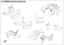 LOWER INSULATION PAPER, FUEL TANK - WHEN STOCK IS 0 THIS ITEM IS NO LONGER AVAILABLE-8