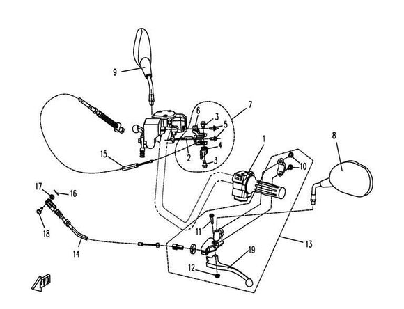 PIN, PARKING BRAKE LEVER REPL BY 9050-080263-10000