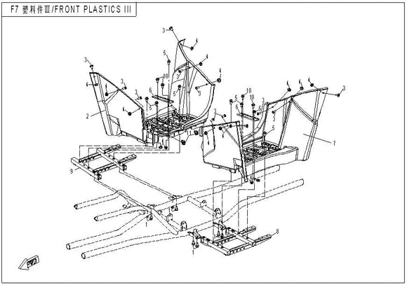 BRACKET, RH FOOT PEDAL