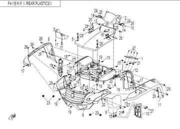 LH BRACKET, DASHBOARD COVER - 0