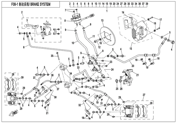 RETURN SPRING, BRAKE PEDAL