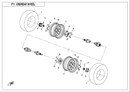 REAR TIRE, ATV 25x10-12, CST ABUZZ-1