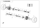 SLEEVE, RH REAR MOTION END-1