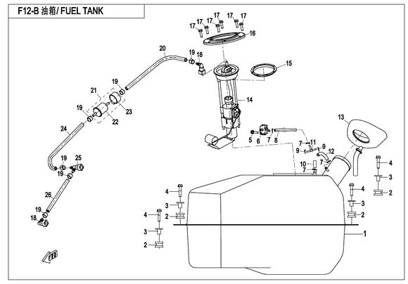 REAR CUSHION SLEEVE, FUEL TANK