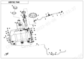 BREATHER HOSE 2, FUEL TANK