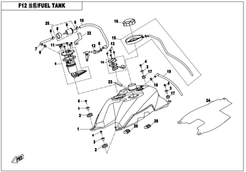 FUEL LEVEL SENSOR SUMITOMO PLUG - 0