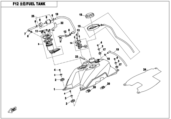 FUEL LEVEL SENSOR SUMITOMO PLUG