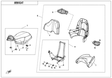 LH ARMREST REPL BY 9AWA-132400-10000