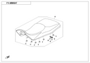 NUT M6 - INTERCHANGEABLE WITH  30204-060840-4