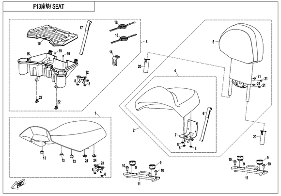 TIE, BACKREST - WHEN STOCK IS 0 THIS ITEM IS NO LONGER AVAILABLE