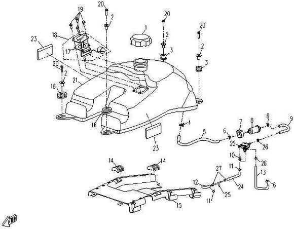 RUBBER COLLAR, FUEL FILTER