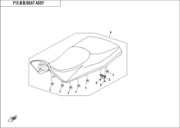 SEAT ASSY BLACK
