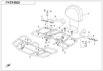 FRONT RACK ASSY