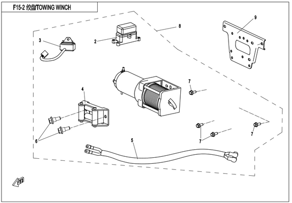 CONTROL RELAY, WINCH SUMITOMO PLUG