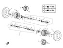 REAR SHAFT, LH REPL BY 9010-280101-1000-4