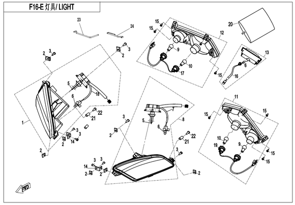 HARNESS, RH TAIL LIGHT - WHEN STOCK IS 0 THIS ITEM IS NO LONGER AVAILABLE