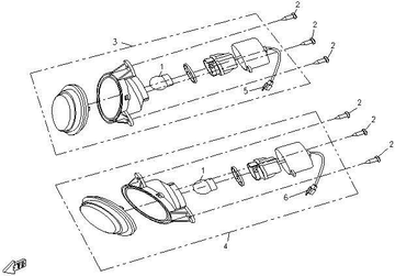 LH FRONT TURN LIGHT - WHEN STOCK IS 0 THIS ITEM IS NO LONGER AVAILABLE