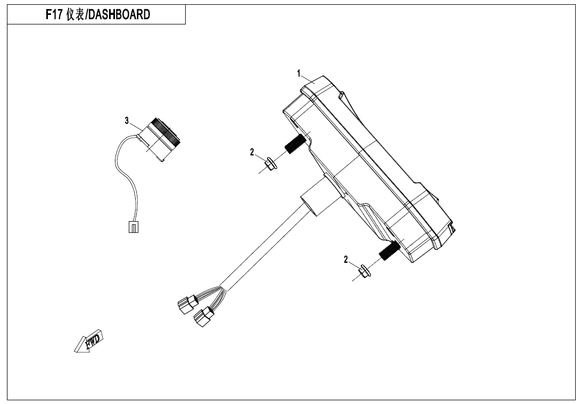 DASHBOARD ASSY. REPL BY 9GQS-170100-00001