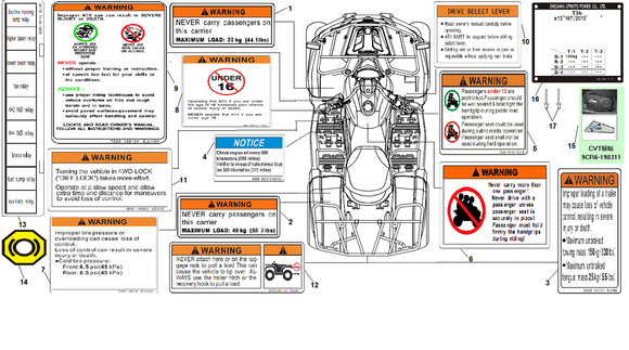 DECAL, SAFETY WARNING