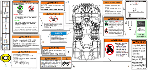 DECAL, SAFETY WARNING