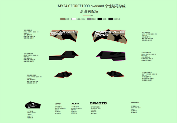 CFMOTO DECAL