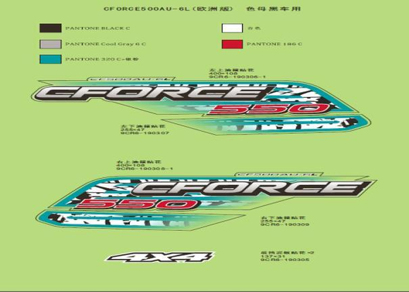 DECAL, REAR FENDER