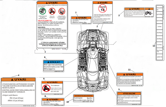 WARNING DECAL, DRIVERS AGE