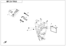 MOUNTING PLATE, LICENSE-4